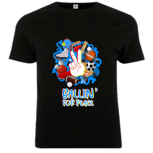 Ballin' For Peace Logo T-Shirt