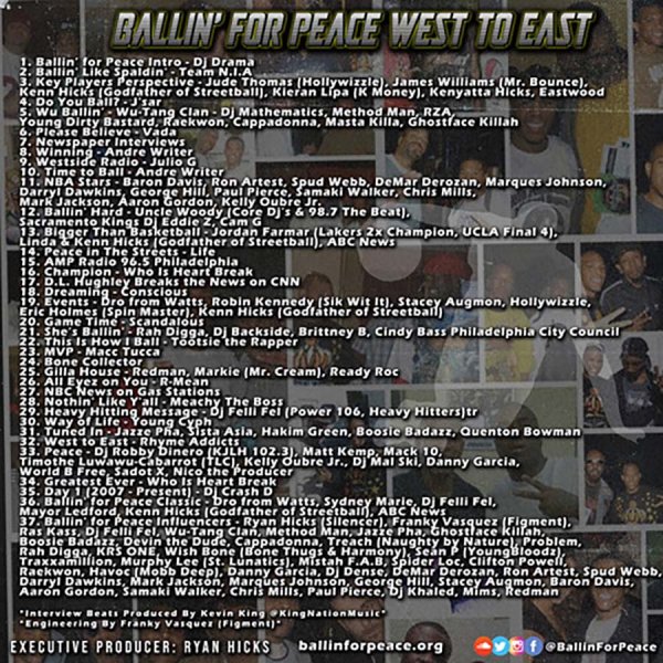 Ballin' For Peace West to East Mixtape Vol. 3