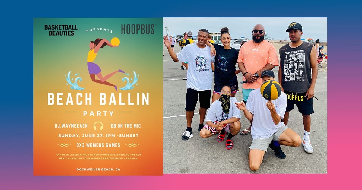 Ballin' for Peace Brittany Lucio Basketball Beauties League Hoop Bus Highlights