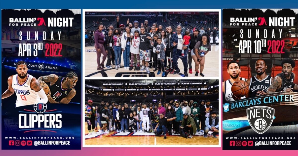 NBA Ballin' for Peace Night Highlights Clippers / Nets