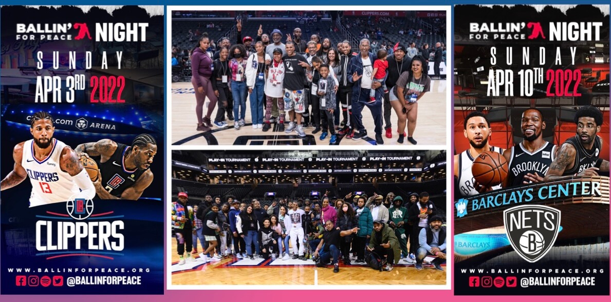 NBA Ballin' for Peace Night Highlights Clippers / Nets | Ballin' For Peace
