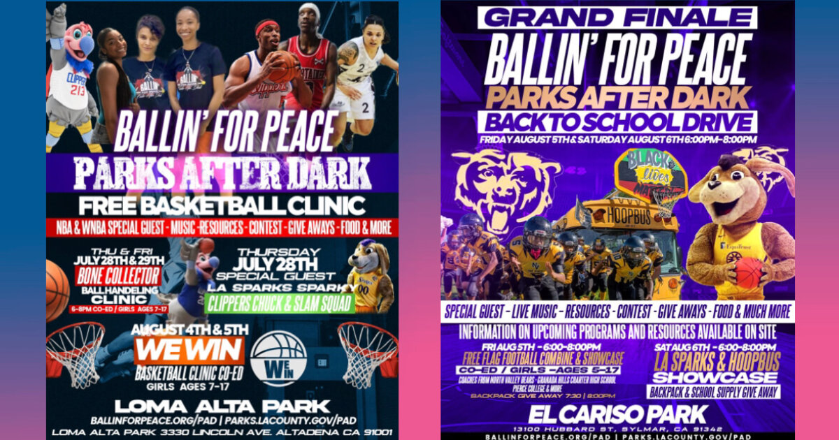 Ballin' for Peace with LA County Parks After Dark