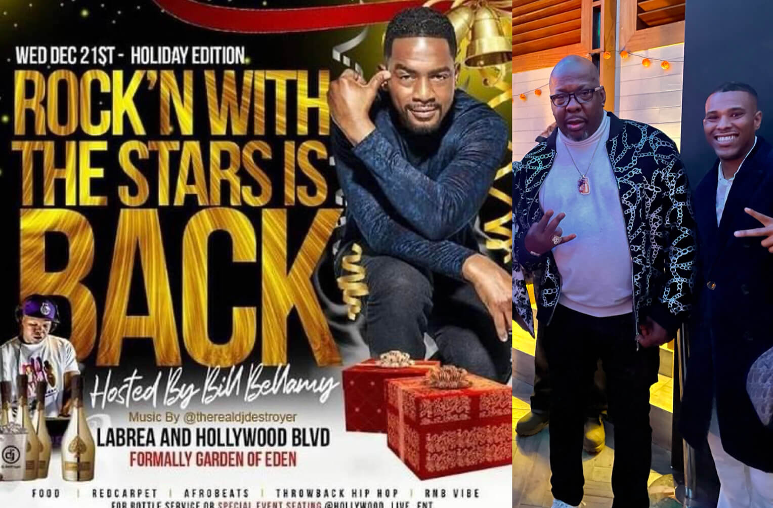 ROCK'N WITH THE STARS - BILL BELLAMY & BOBBY BROWN