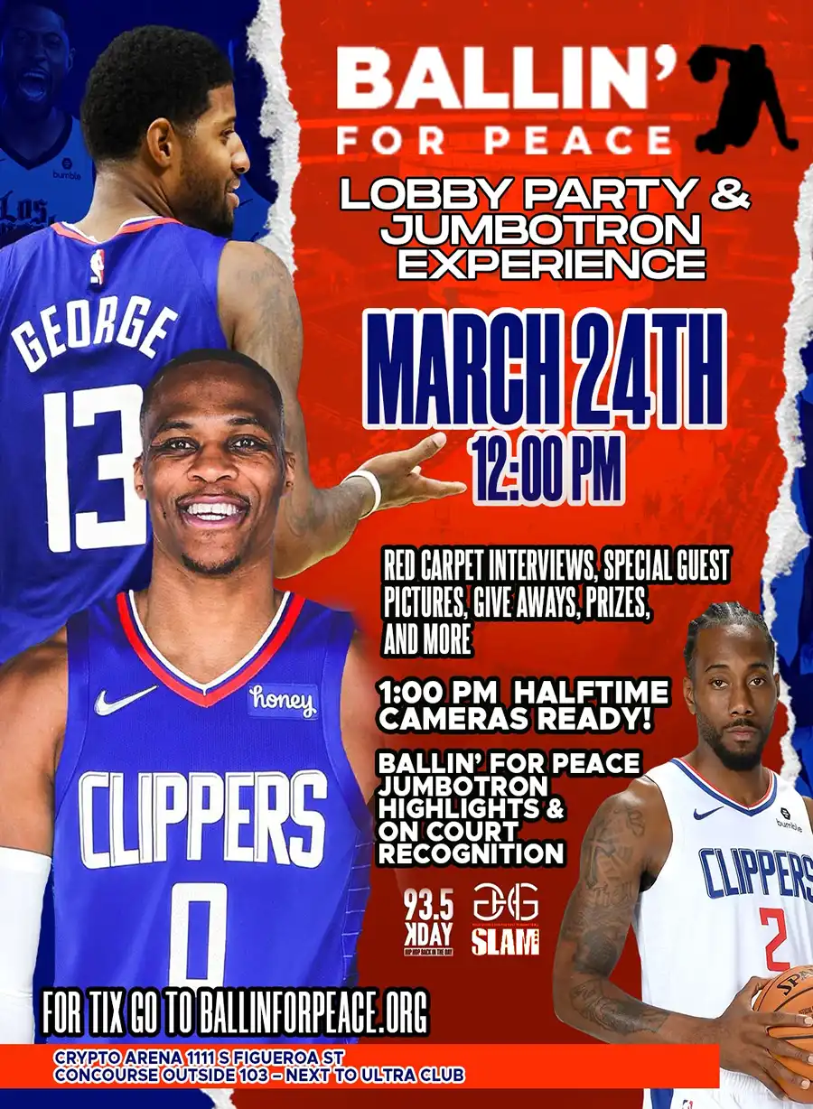 NBA Lobby Party | Ballin' For Peace