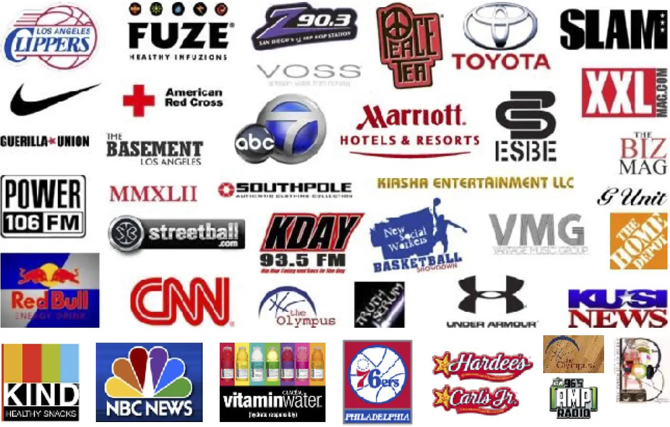 Corporate Sponsorships | Ballin' For Peace Previous Sponsors